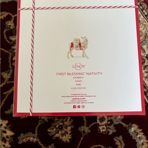 BRAND NEW LENOX FIRST BLESSINGS NATIVITY SET DONKEY - Picture 2 of 6
